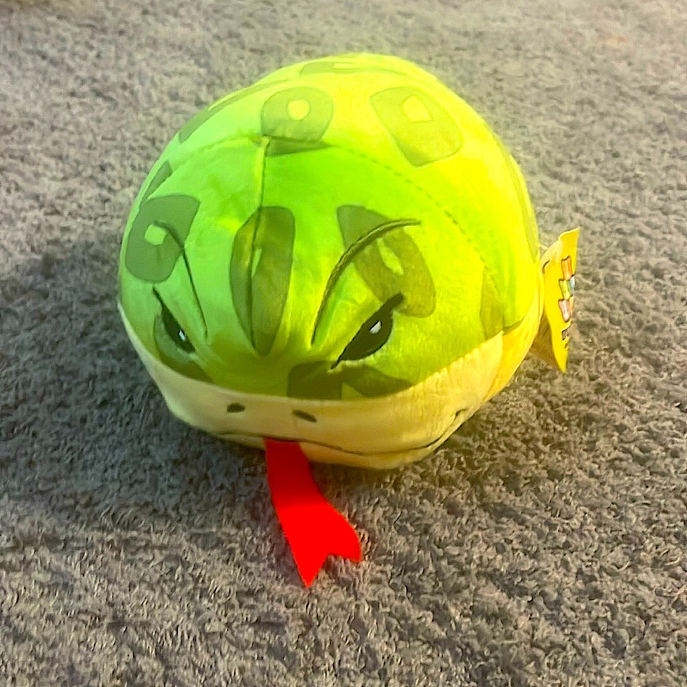 snake plush oval tounge new